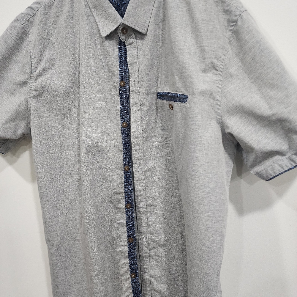 Craft + Flow XL, X Large, short sleeve, Gray with Blue accents